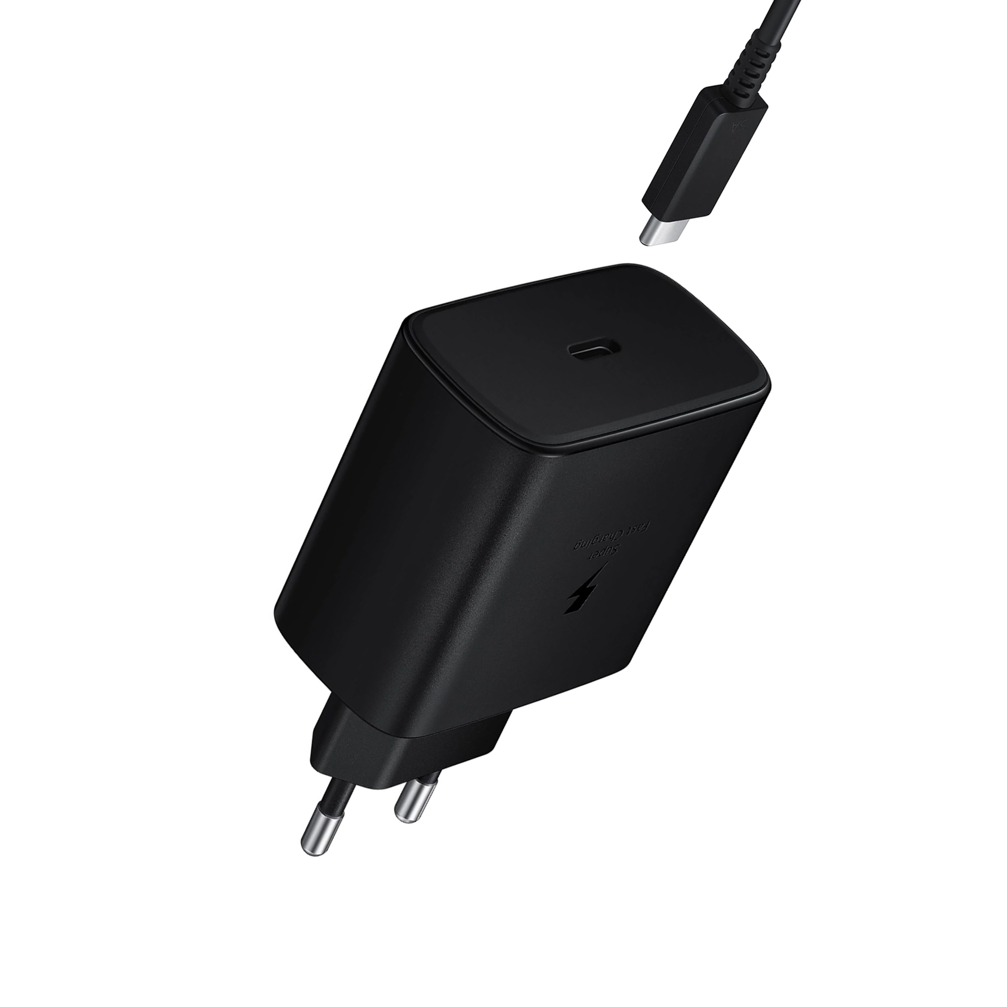 Samsung PD Kućni punjač TYPE-C SUPER FAST 25W EP-T2510 + Type-C na Type-C data cable (crni)