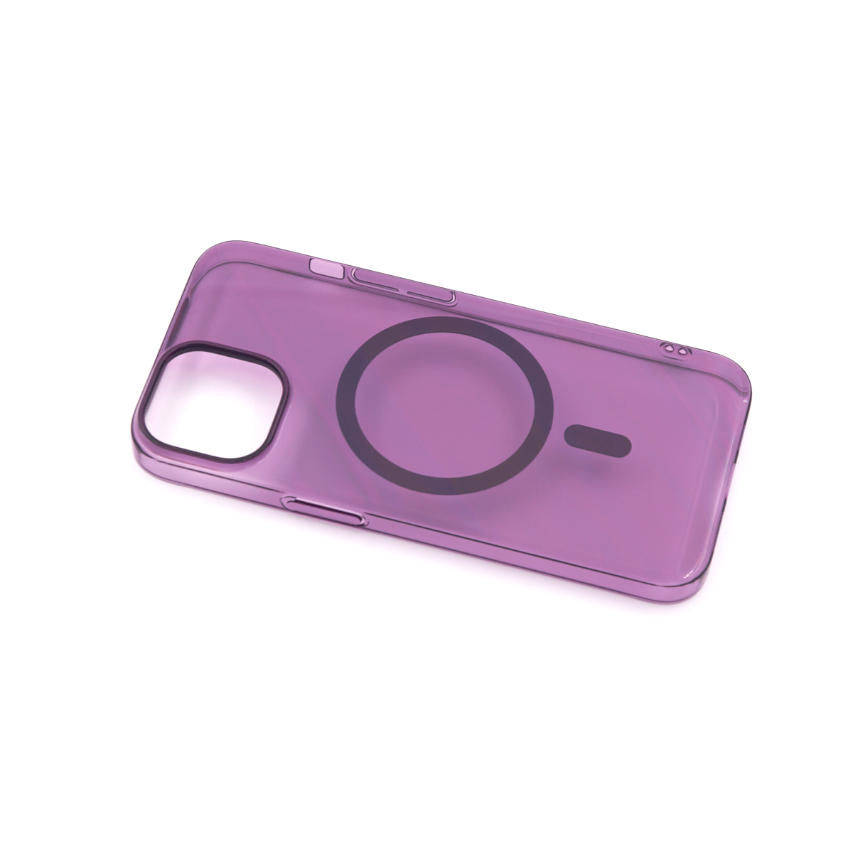 TPU SILHOUETTE MAGSAFE  for iPhone 14 (6.1") ljubičasta