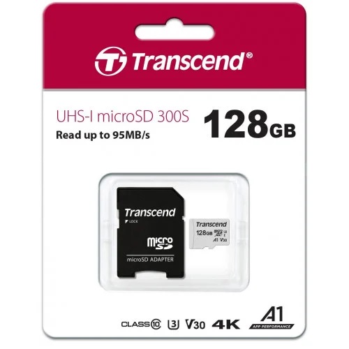 Micro sd 128gb, micro sd, uhs-i u3 a1 w/adapter 