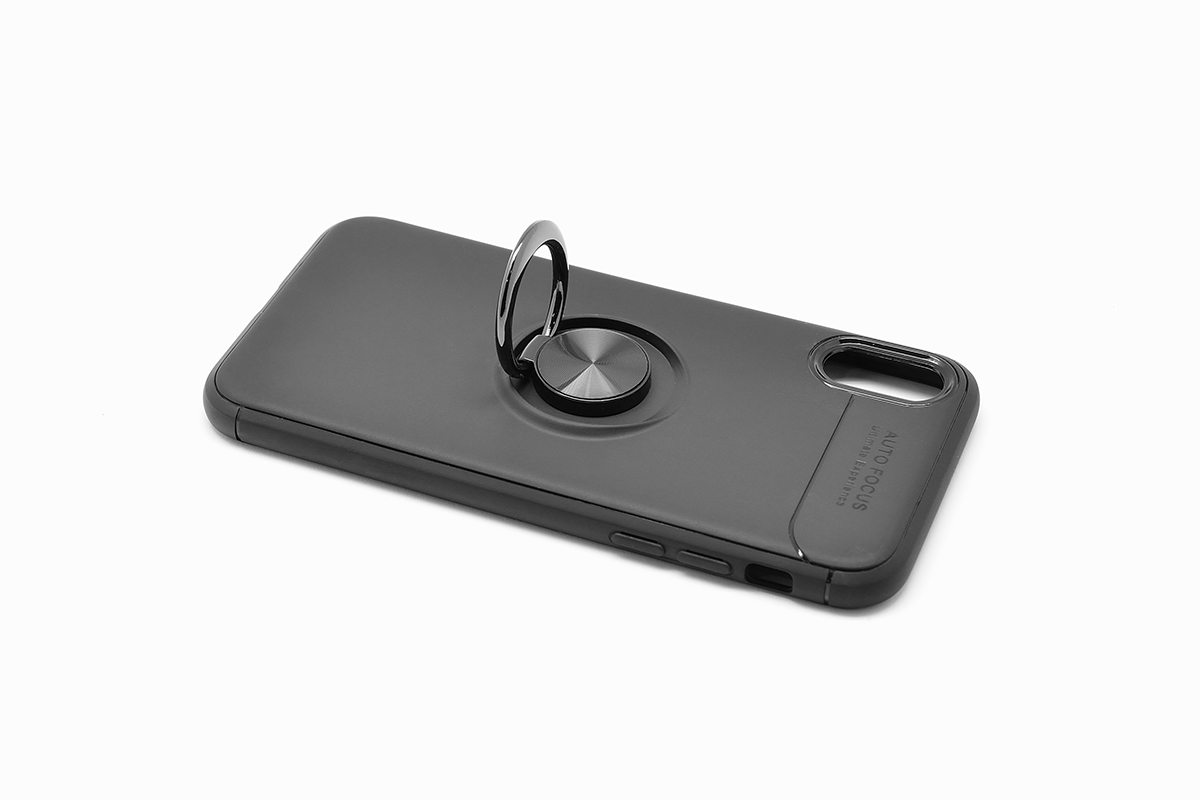 Tpu magnet ring za iphone x/xs 5.8" (black)