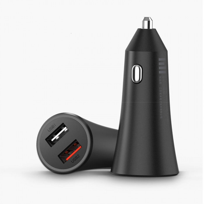 Xiaomi Auto punjač 2XUSB FAST Mi 37W (crni)